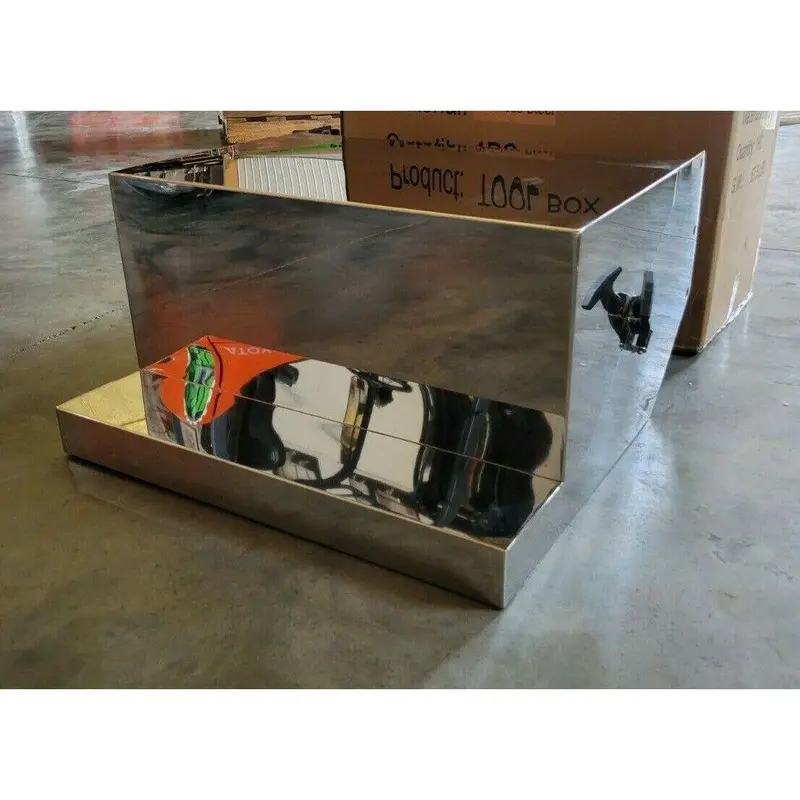 T-24-201 Peterbilt 359,379,389,388 201 Stainless Steel Battery Step Box (24" Wide) 1