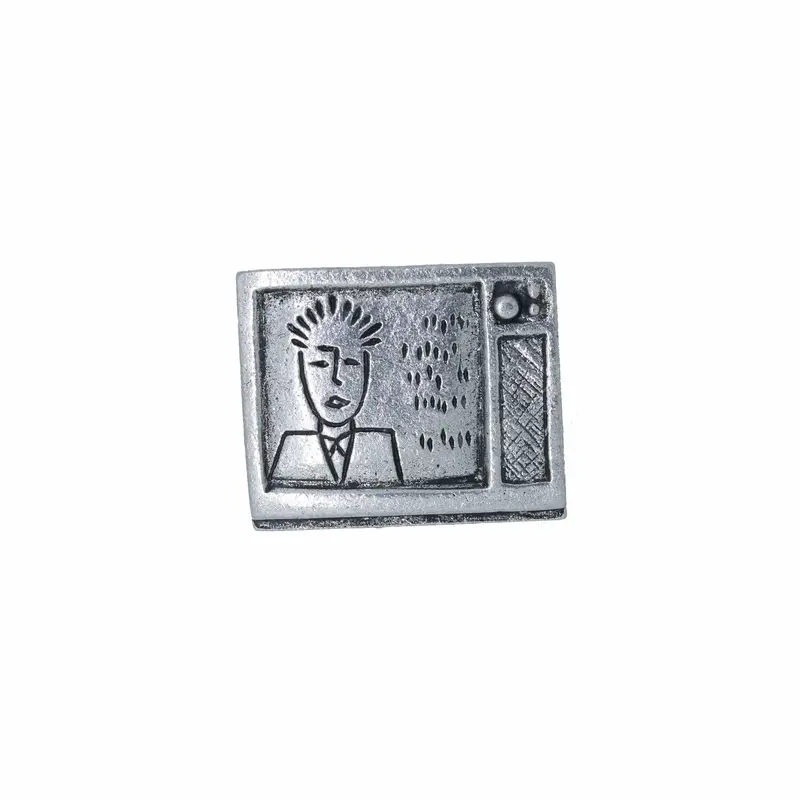 T.V. Talking Heads Lapel Pin 1