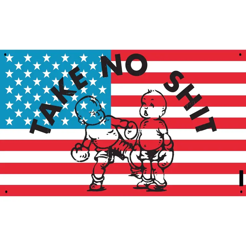 Take No Sh*T 3' X 5' American Flag 1