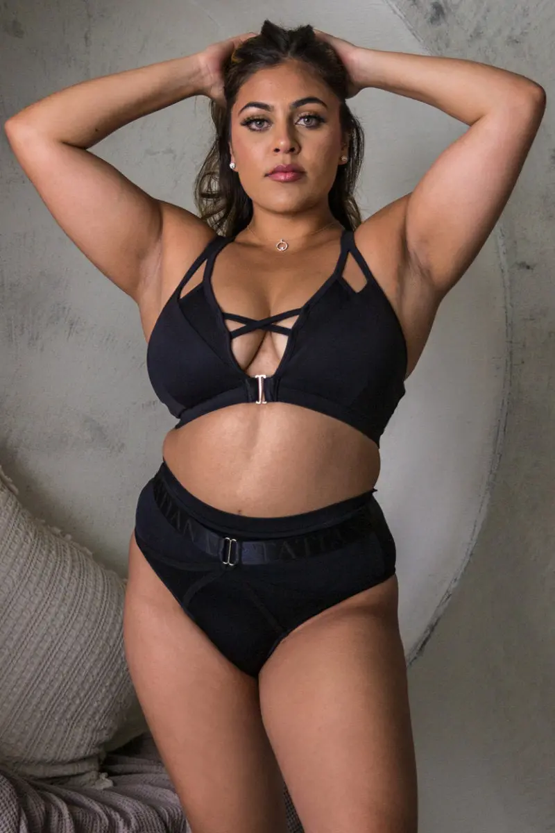 Tatiana Active Sofia Shorts - Matte Black 1