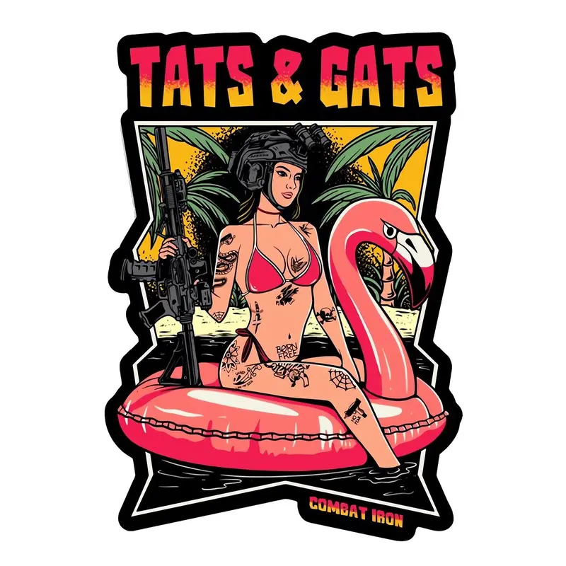 Tats & Gats Decal Sticker 1