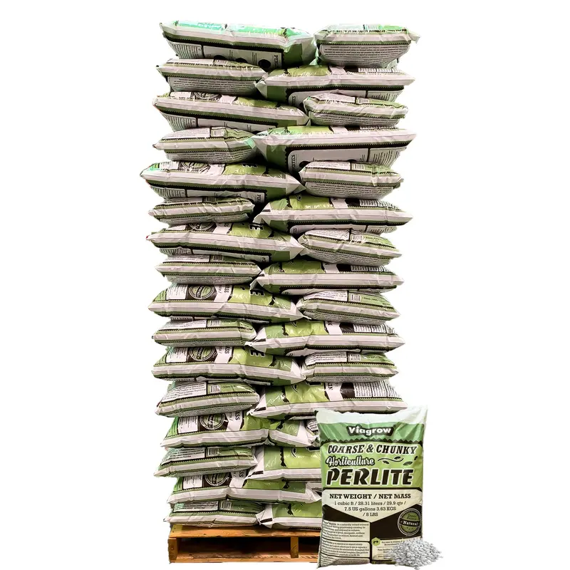 The Harvest Company Viagrow 1 Cu. Ft. (28.31L) Perlite Coarse And Chunky Grade White Soil Amendment 80-Pallet (Vperch1-80) 1