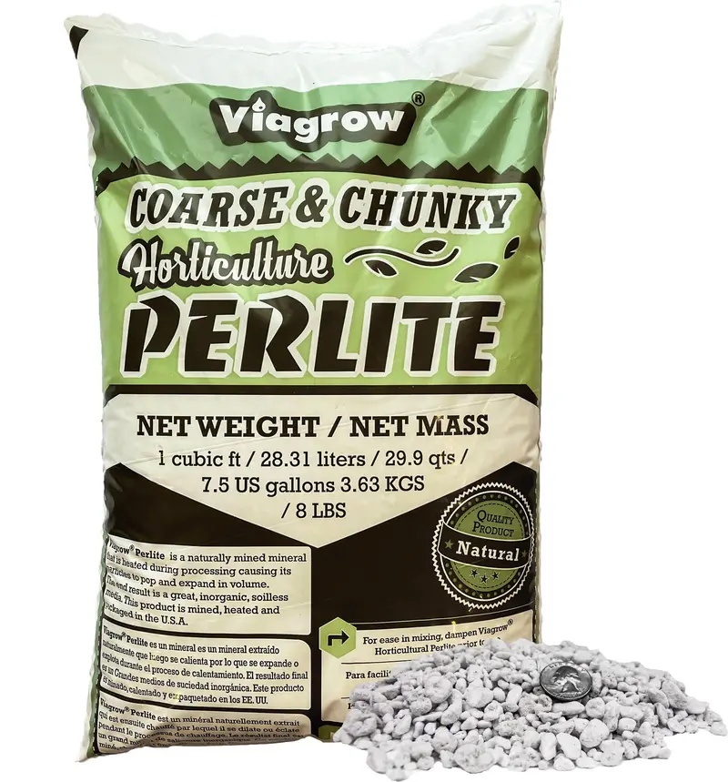 The Harvest Company Viagrow 1 Cu. Ft. (28.31L) Perlite Coarse And Chunky Grade White Soil Amendment (Packs) 1