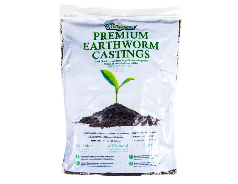 The Harvest Company Viagrow 1 Lb. Organic Premium Earthworm Castings Natural Soil Builder And Soil Amendment (Packs) 1