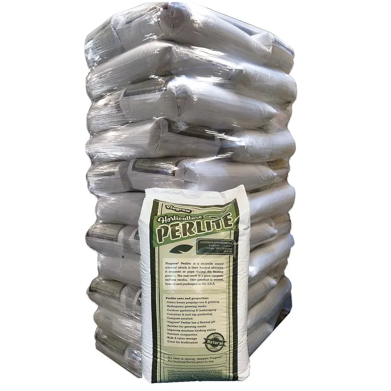 The Harvest Company Viagrow 4 Cu. Ft. (113L) Horticultural Perlite Natural Soil Amendment 30-Pallet (Vper4-30) 1