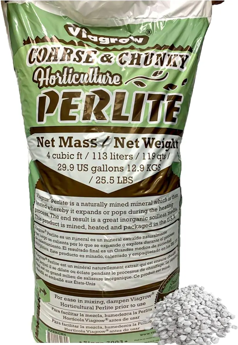 The Harvest Company Viagrow 4 Cu. Ft. (113L) Perlite Coarse And Chunky Grade White Soil Amendment (Packs) 1