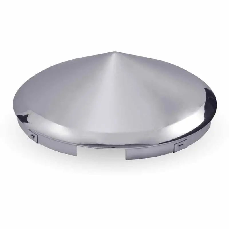 Thub-5Np 5 Notch Pointed Front Hubcap – Chrome Metal 1