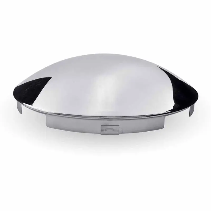 Thub-6N 6 Notch Dome Front Hubcap – Chrome Metal 1
