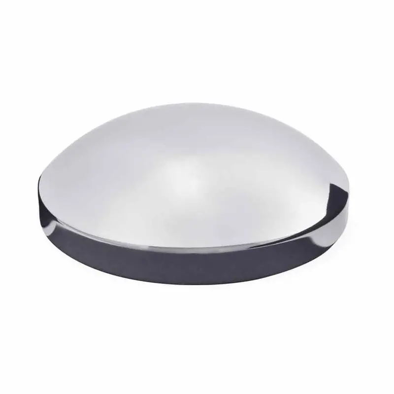 Thub-712 7 1/4″ I.D Dome Rear Hubcap – Chrome Metal 1