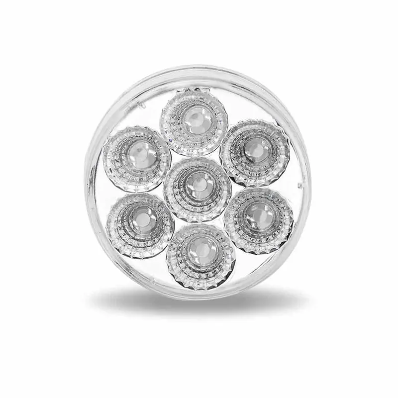 Tled-2Xcr 2" Round Clear Red Led (7 Diodes) 1