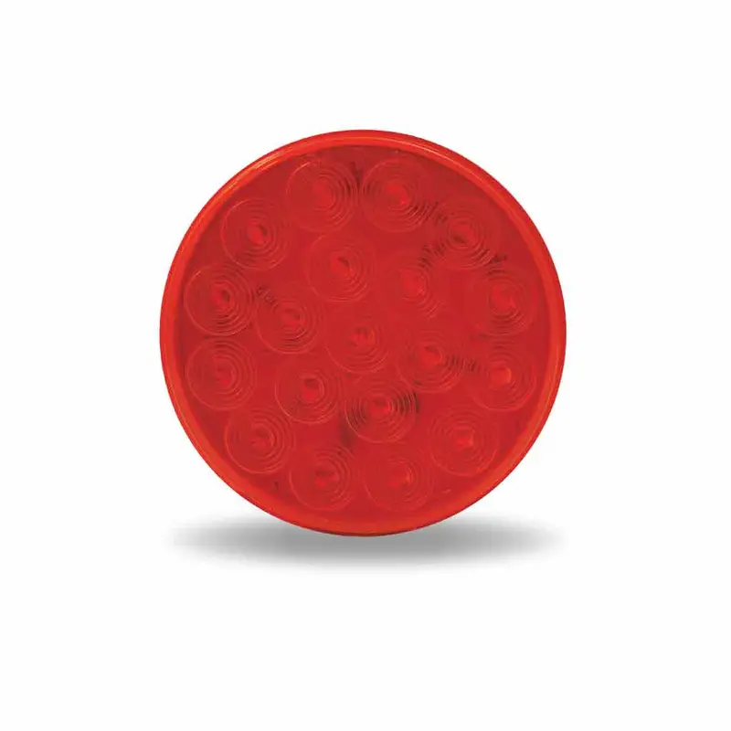 Tled-4100R 4″ Red Stop, Turn & Tail Round Led Light – 19 Diodes 1