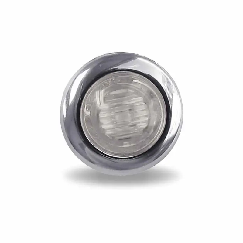 Tled-B3ca Mini Button Clear Amber Led - 3 Wire 1