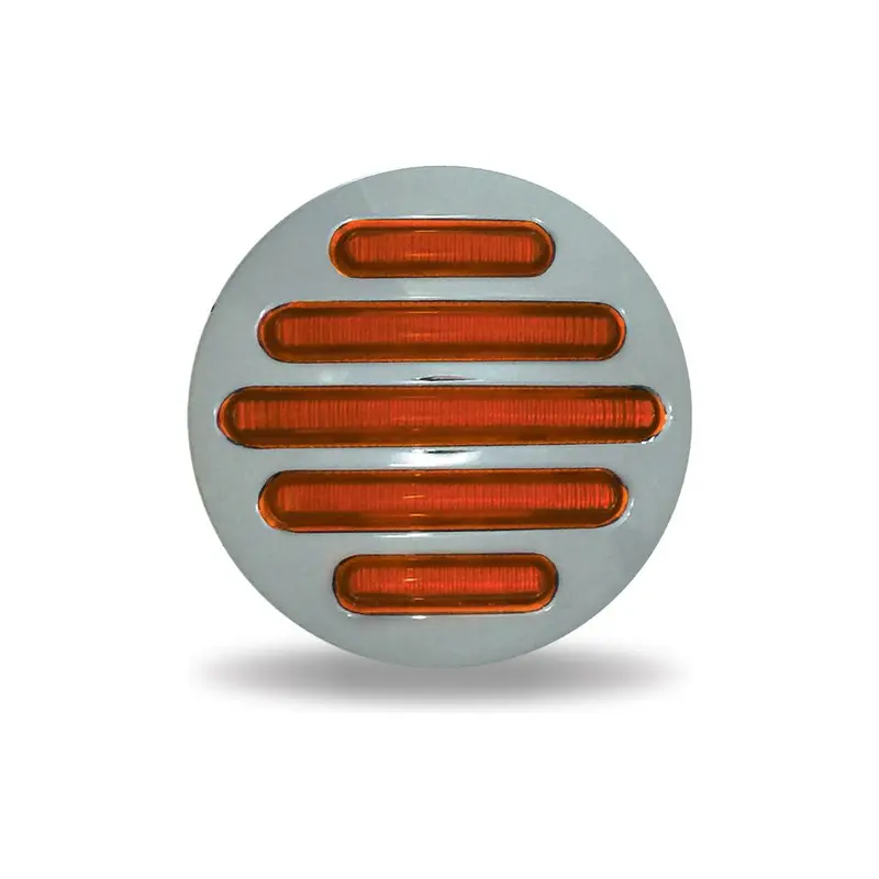 Tled-F2ha 2-1/2'' Amber Flatline Led Light (14 Diodes) (Disc.) 1