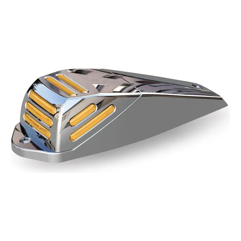 Tled-Fck2 Flatline Kenworth Cab Amber Lens And Amber Led With Housing 1