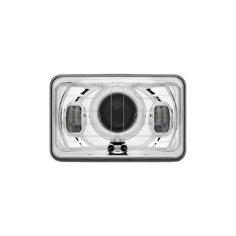 Tled-H92 4″ X 6″ Heated Led Projector Headlight With Optional Backlit Auxiliary – Low Beam | 1200 Lumens 1
