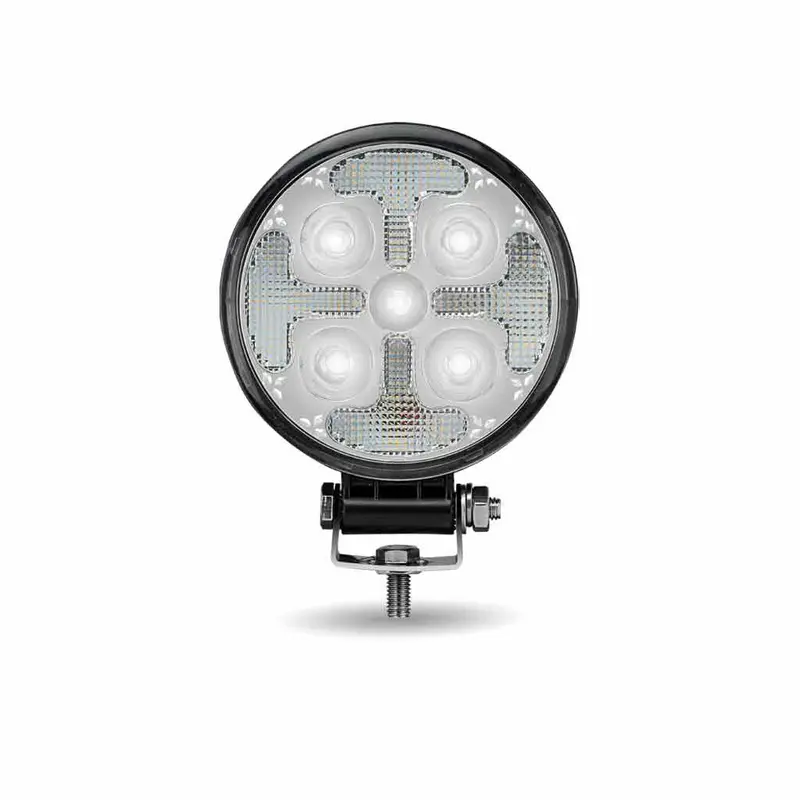 Tled-U114 Round High Powered Combo Led Worklight With Amber Strobe - 1800 Lumens 1