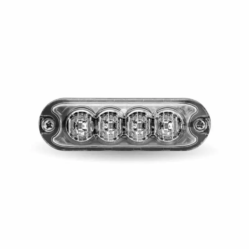 Tled-W14a26 Mini Surface Mount Amber Strobe Light - 36 Patterns (4 Diodes) 1
