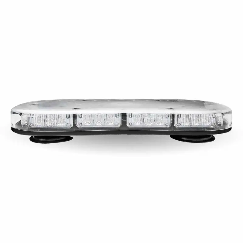 Tled-W16 14" Low Profile Class 1 Amber Led Warning Light Bar With 36 Flash Patterns - Vacuum/Magnetic 1