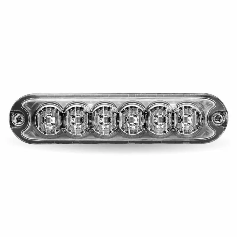 Tled-W16a26 Mini Surface Mount Amber Strobe Light - 36 Patterns (6 Diodes) 1