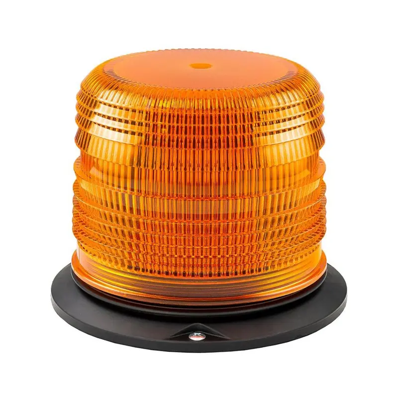 Tled-W6 Amber Led Class 1 Warning Beacon With 36 Flash Patterns (Stud/Bolt Mount) 1