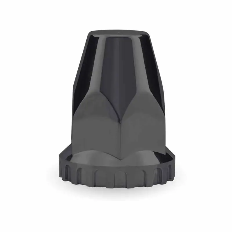 Tnut-F2tb 33Mm Black Threaded Nut Cover With Flange – Chrome Abs Plastic 1