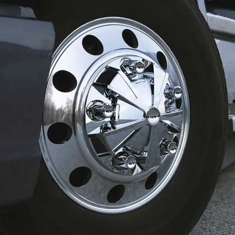 Tnut-Mf2t Mag Wheel 33Mm Chrome Abs Plastic Threaded Nut Cover 1
