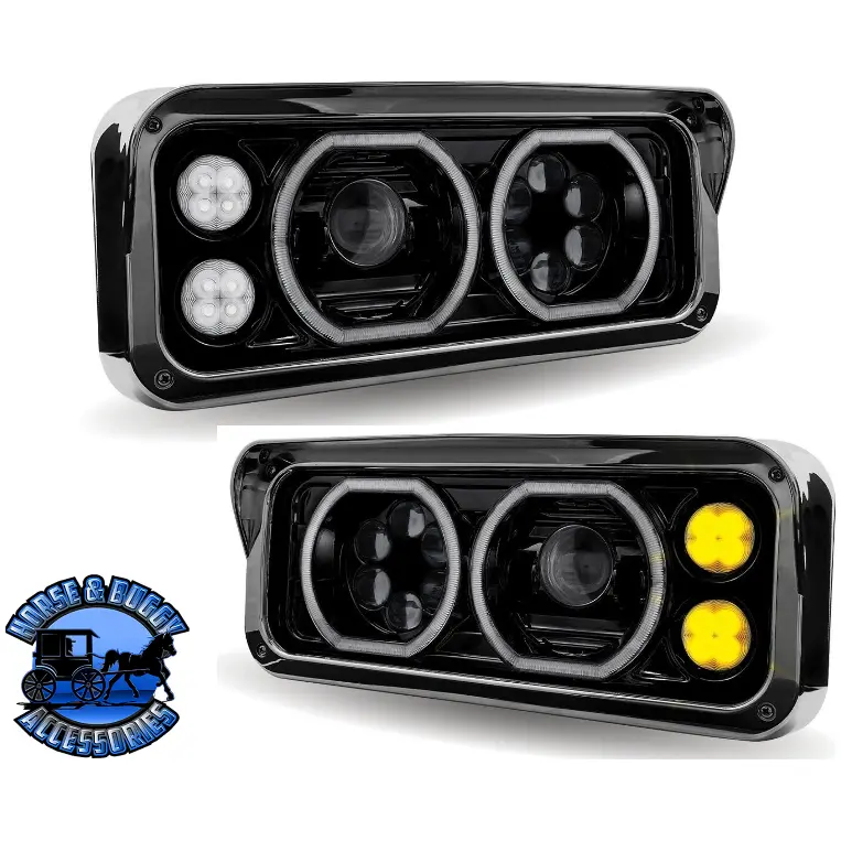 Trux 4X6" Universal Led Projector Headlights Assembly (Choose Side) 1