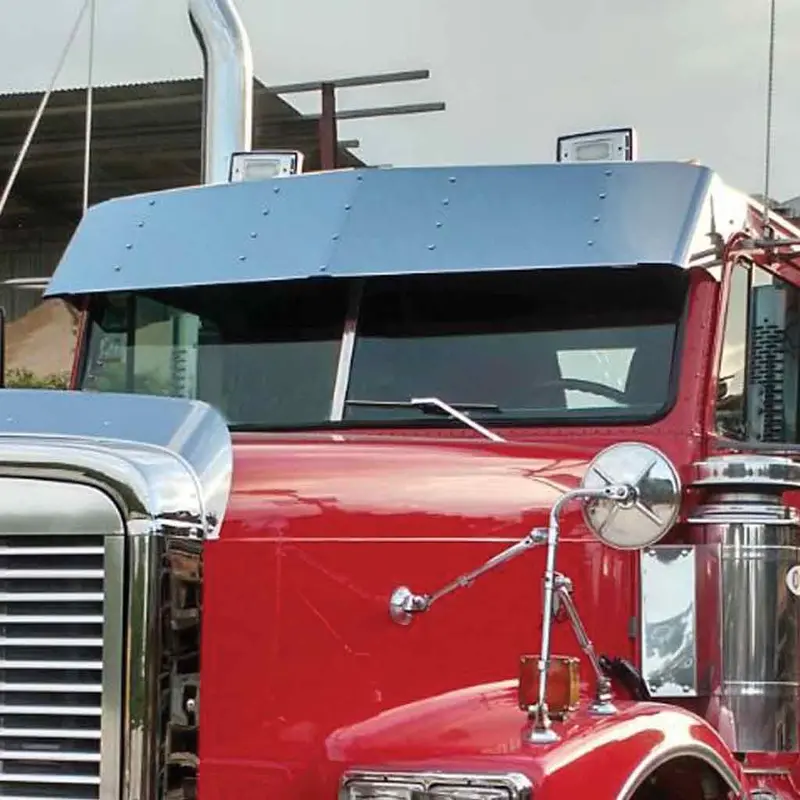 Tsun-F2 15" Ftl Flat Top Sunvisor (1991+) - Door Mounted Mirrors 1