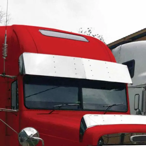 Tsun-F6 Freightliner 16″ Raised Roof Sun Visor (1991+) – Blank 1