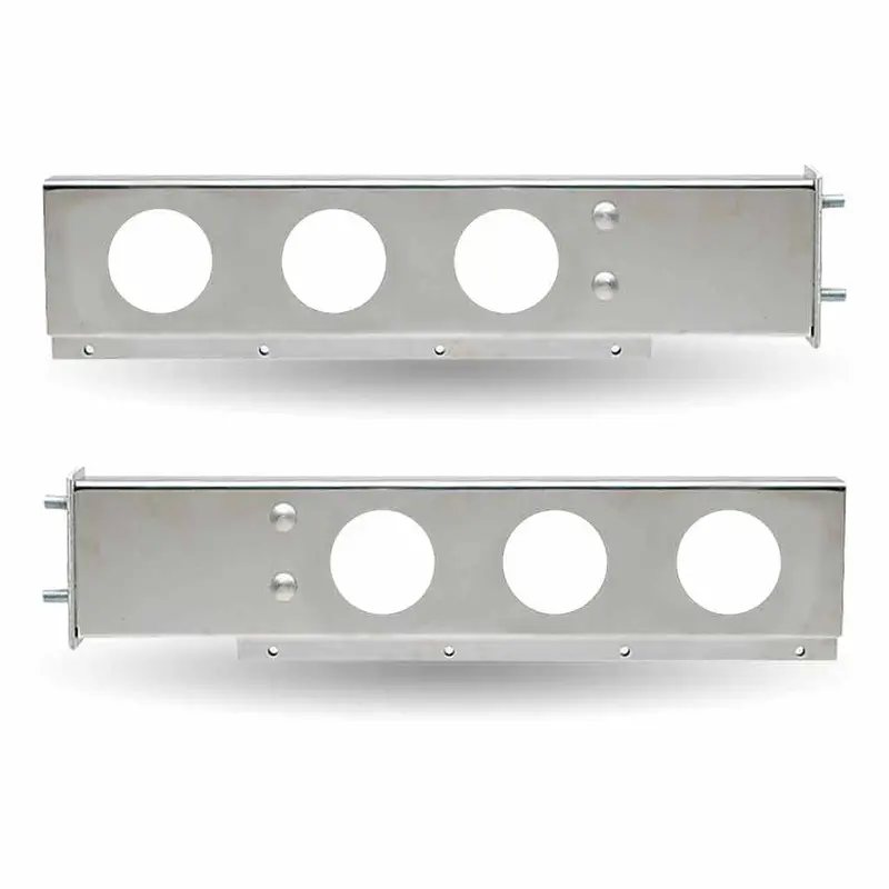 Tu-9209 30″ Led Mud Flap Hangers – 3 3/4″ Bolt Spacing | 6 X 4″ Holes | Stainless Steel 1