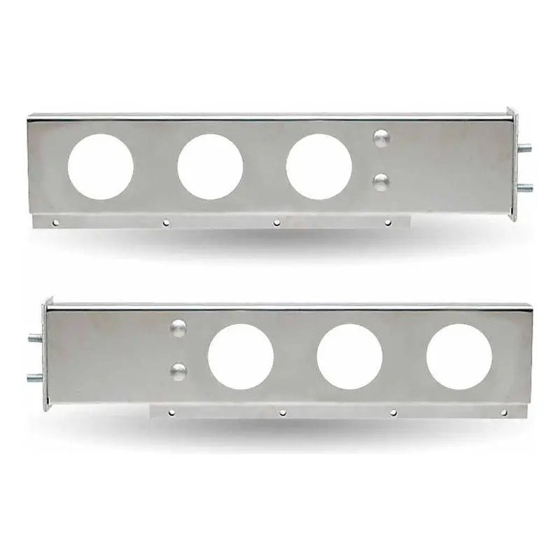 Tu-9210 30″ Mud Flap Hangers – 2 1/2″ Bolt Spacing | 6 X 4″ Holes | Stainless Steel 1
