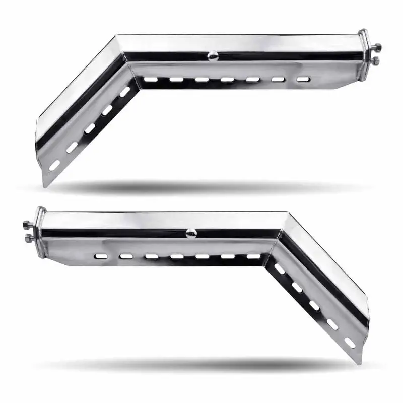 Tu-9223 45° Angled 30″ Mud Flap Hangers – 1 1/8″ Bolt Spacing | Stainless Steel 1