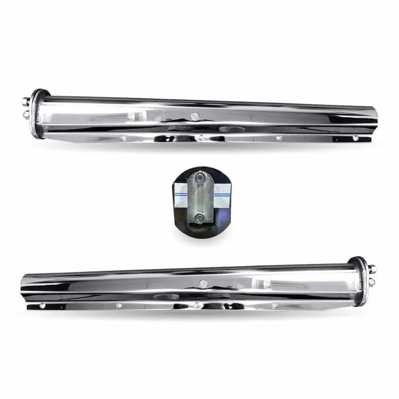 Tu-9226 30″ Mud Flap Hangers With Dual Back Plate – 1 1/8″ Bolt Spacing | Stainless Steel 1