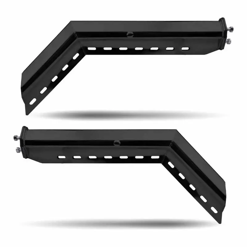 Tu-9228 45° Angled 28.5″ Mud Flap Hangers – 2 1/2″ Bolt Spacing | Painted Steel 1