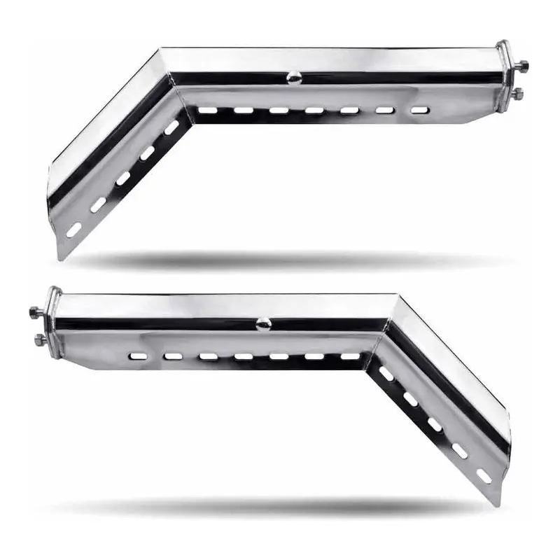 Tu-9229 45° Angled 28.5″ Mud Flap Hangers – 2 1/2″ Bolt Spacing | Stainless Steel 1
