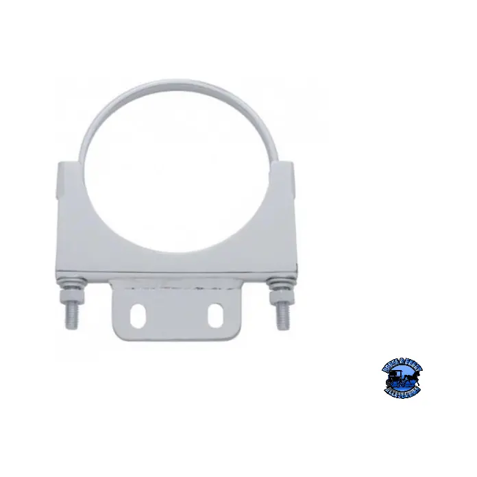 United Pacific Stainless Cab Exhaust Clamp For Peterbilt 5" #21286 1