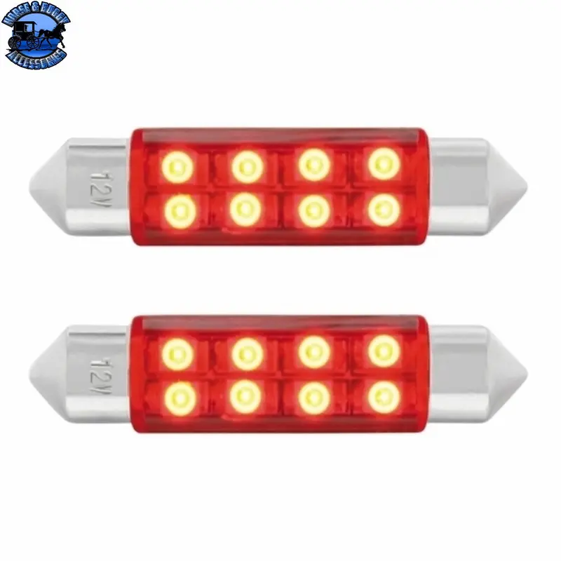 Up-36597 8 Smd High Power Micro Led 211-2 Light Bulb - Red (2-Pack) 1