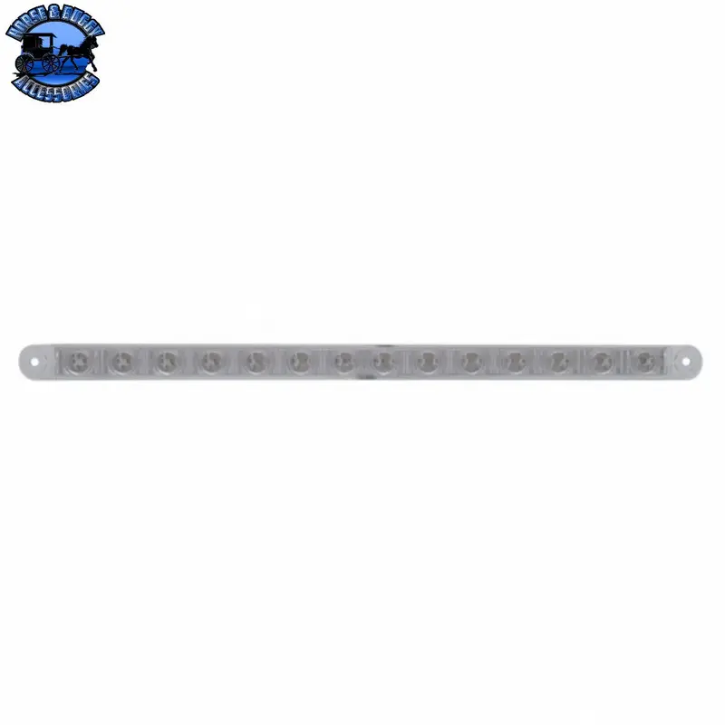 Up-37898B 14 Led 12" Sequential Light Bar Only - Amber Led/Clear Lens (Bulk) 1