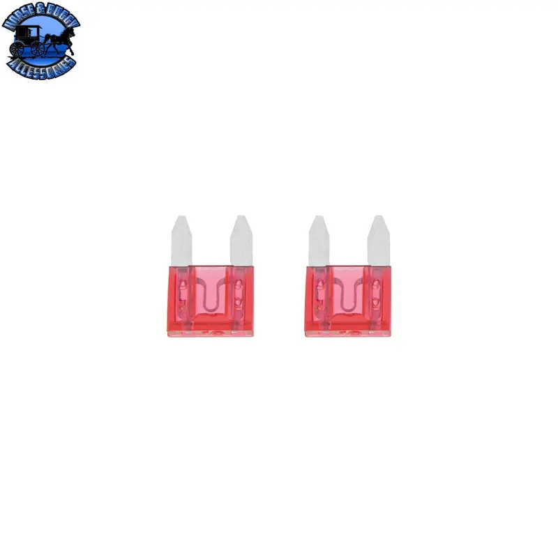Up-98455 10 Amp Red Mini Fuse (2-Pack) 1