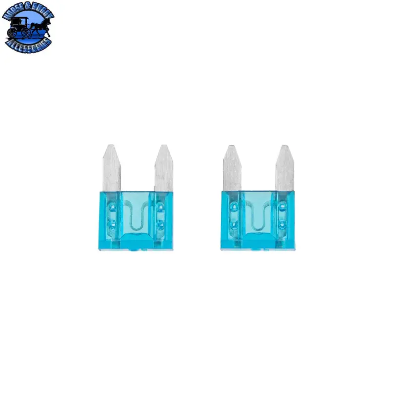 Up-98456 15 Amp Blue Mini Fuse (2-Pack) 1