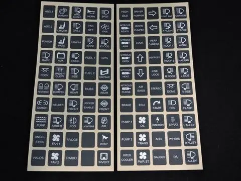 Vertical Switch Legends For S8100 Systems 1