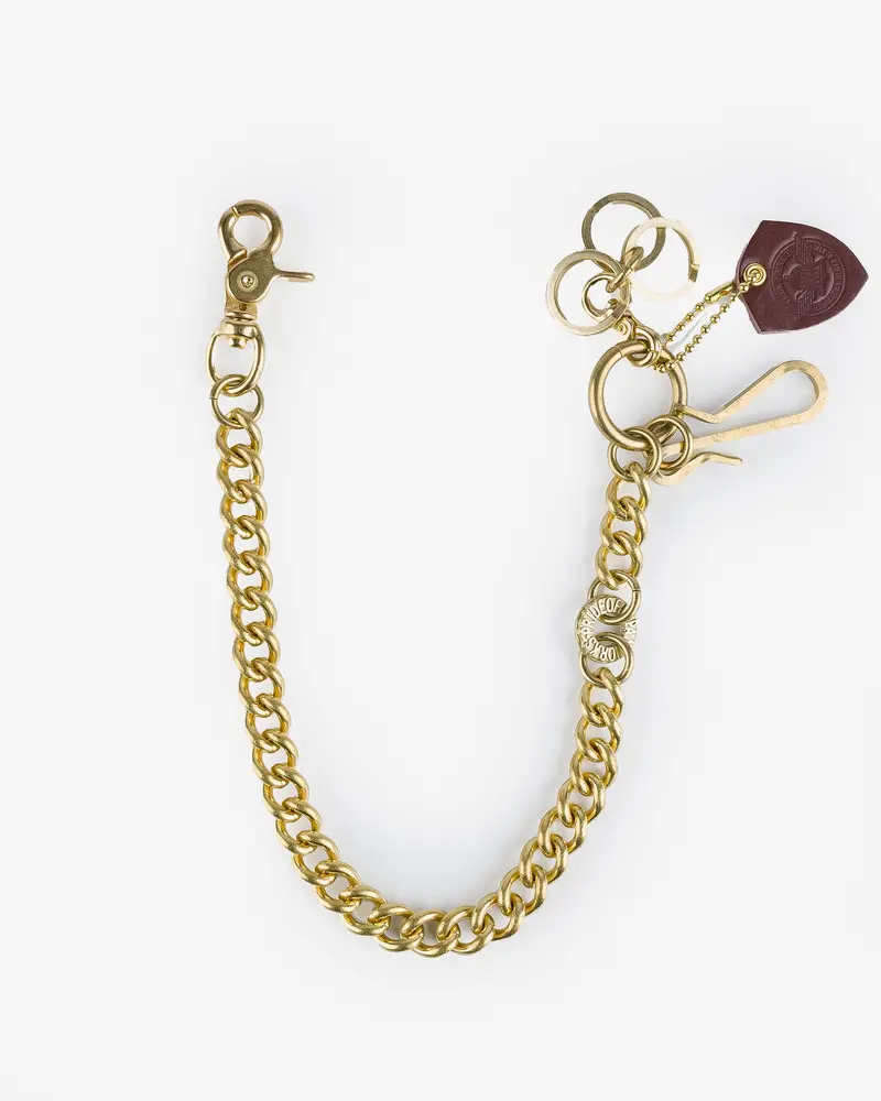 Wallet Chain With Hook And Rings - Brass 1