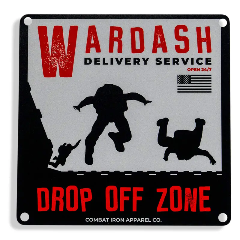 Wardash Delivery Wall Mounting Metal Sign 1
