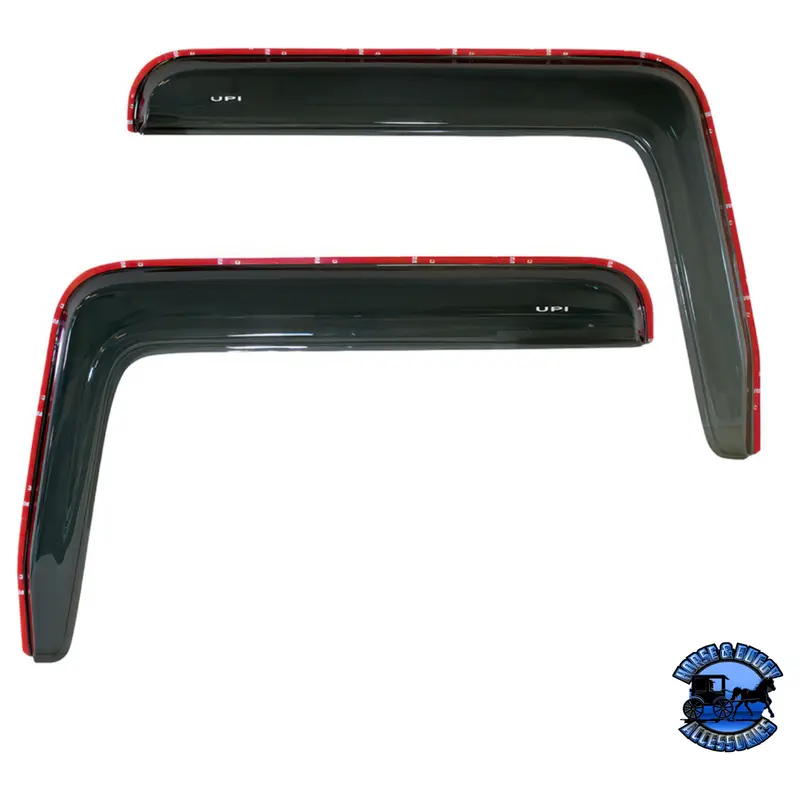 Window Vent Visor For Peterbilt 379 - Smoke (Pair) #91500 1