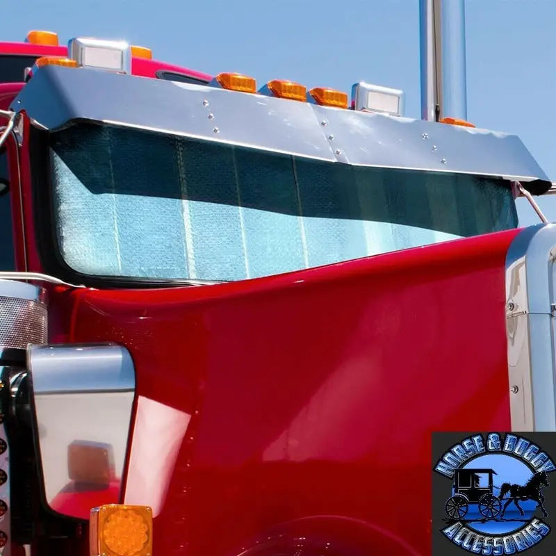 Window Windshield Sunshade For 1987-2015 Kenworth T800 & 1998-2019 W900 #98990 1
