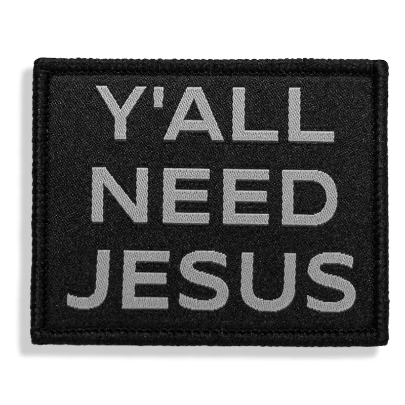 Y'all Need Jesus Velcro Patch 1