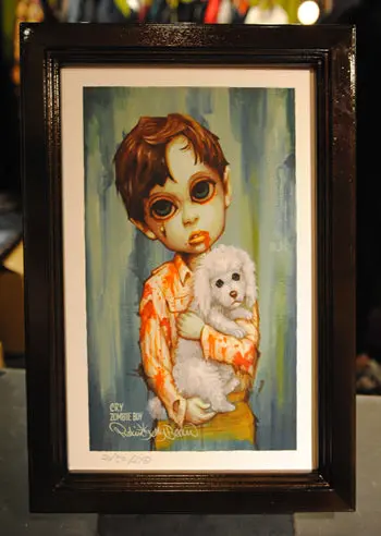 "Zombie Boy" Giclee Print On Paper *Framed 1