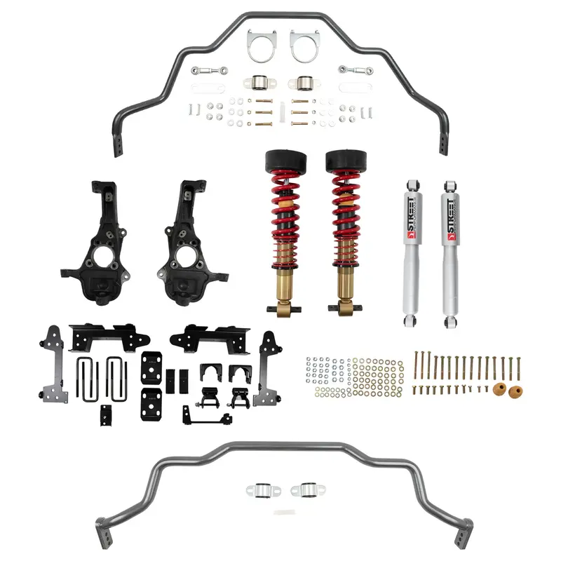 Belltech 1040Hk Complete Lowering System – Adjustable Front Coilovers + Rear Sway Bar 1