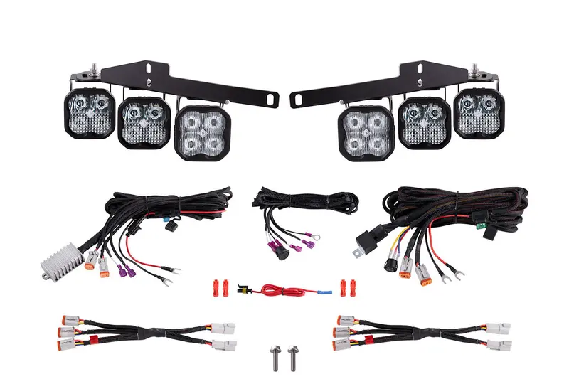 Diode Dynamics Ss3 Led Fog Light Kit – White Sport Edition For 2017–2020 Ford Raptor 1