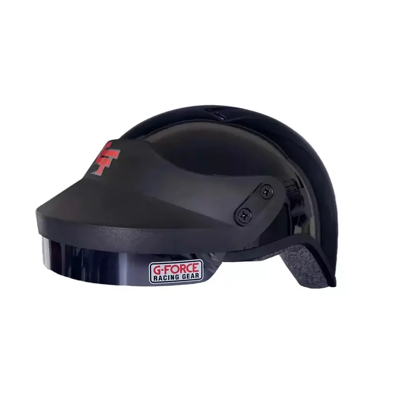 G-Force 4414Xlgbk X-Large Black Crew Racing Helmet 1